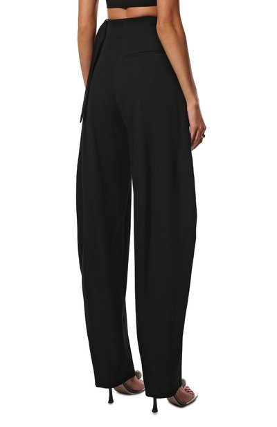 Шерстяные брюки MUGLER черного цвета по цене 121000 руб., арт. 21W1PA0344181, фото 4 Шерстяные брюки MUGLER, арт. 21W1PA0344181, фото 4