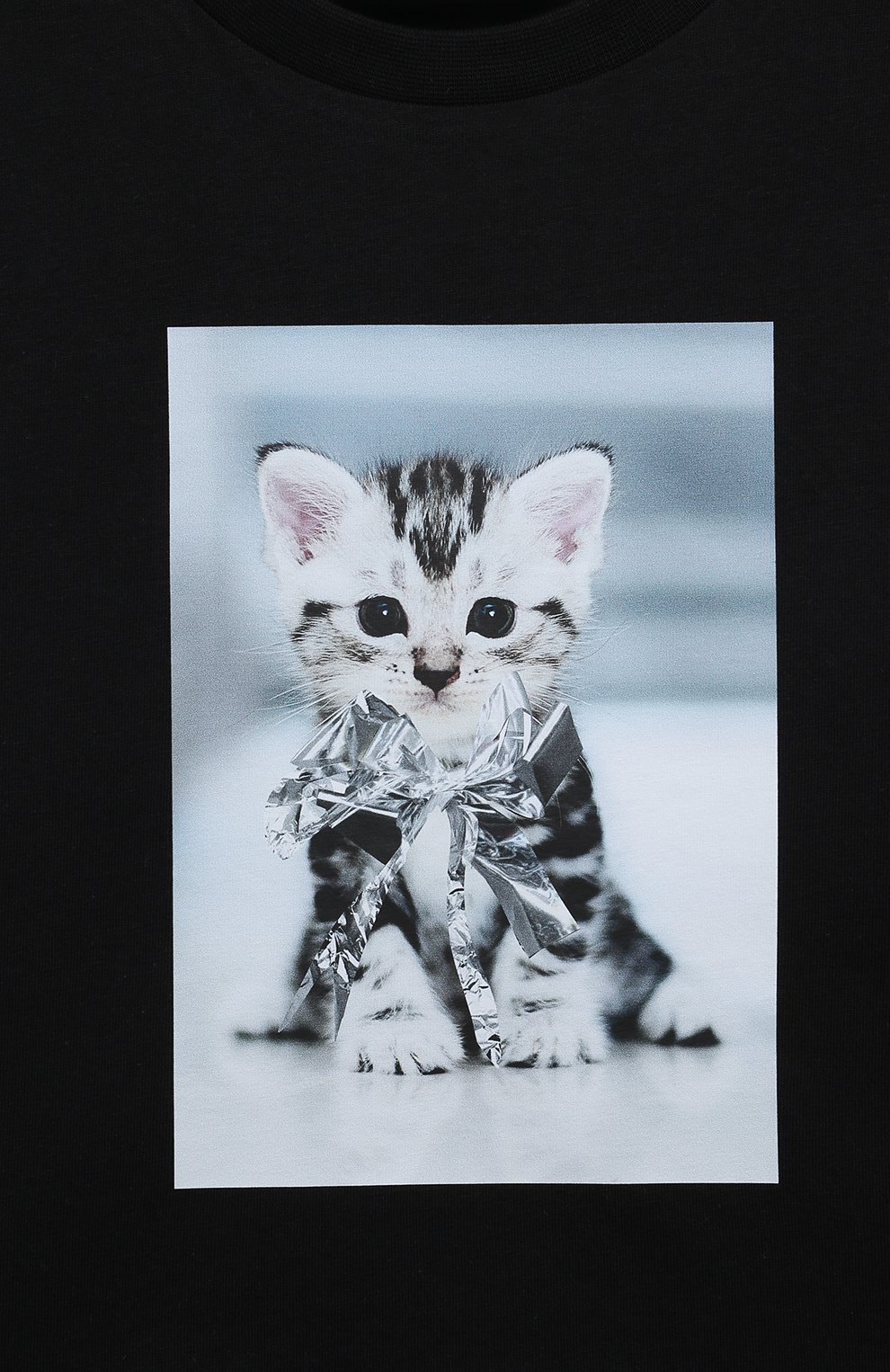 Укороченная футболка из хлопка MSGM KIDS, арт. S4MSJGTH121, фото 3