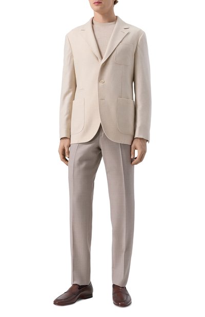 Пиджак из шерсти и шелка BRUNELLO CUCINELLI, арт. MN4857BND, фото 3