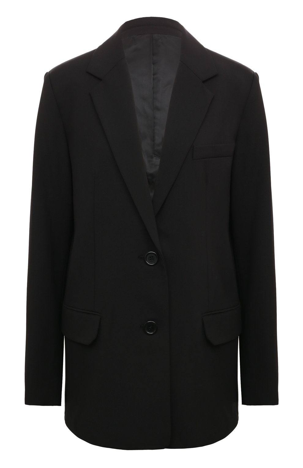 Жакет HELMUT LANG черного цвета по цене 74950 руб., арт. N06HW103, фото 1 Жакет HELMUT LANG, арт. N06HW103, фото 1