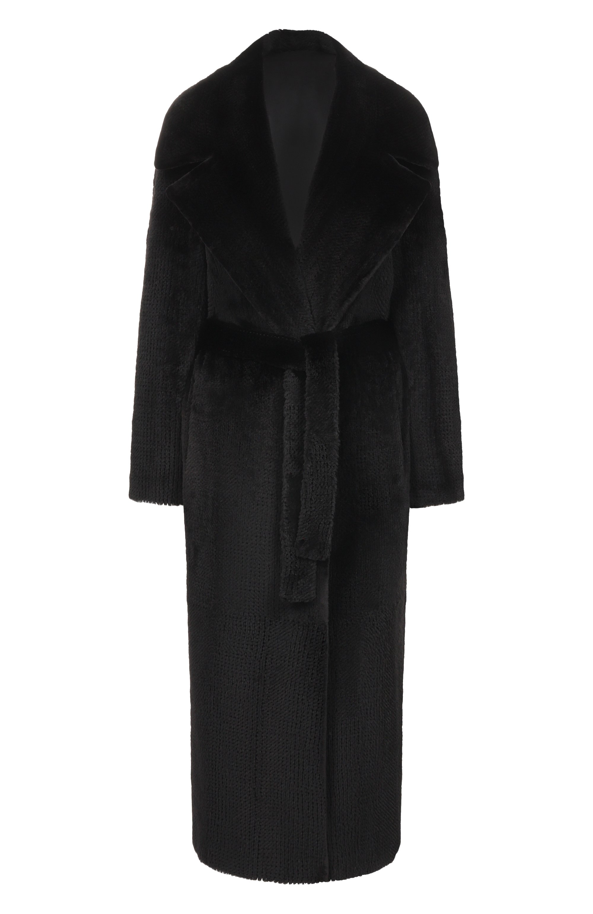 Шуба из норки MVST черного цвета по цене 2345000 руб., арт. M013/MINK PERFORATED, фото 1 Шуба из норки MVST, арт. M013/MINK PERFORATED, фото 1