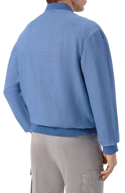 Бомбер изо льна и шерсти MVST, арт. M26.2PM.0008/F098 LINEN RAIN SYSTEM (WITH0UT MEMBR, фото 4