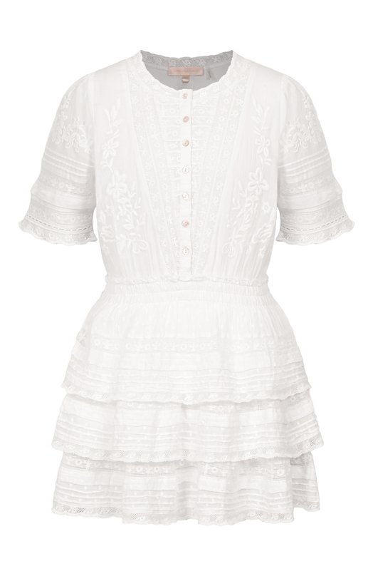 Хлопковое платье Love Shack Fancy LD715-548 Белый LD715-548