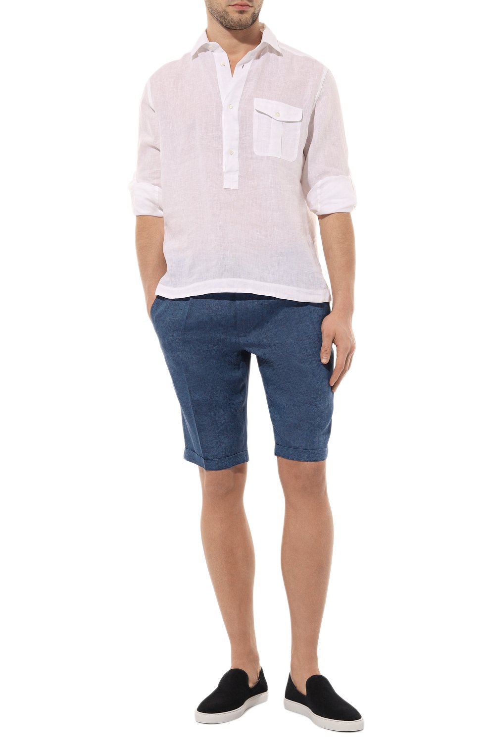 Льняные шорты CAPOBIANCO, арт. 14M852.LI00., фото 2