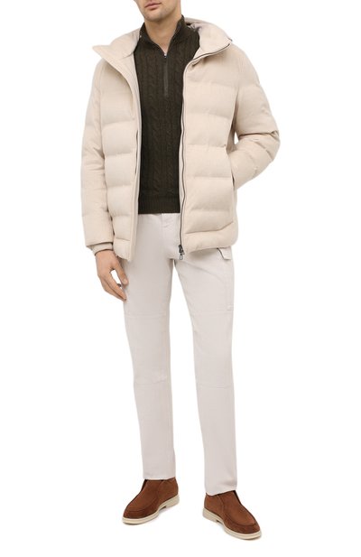 Пуховик LORO PIANA кремового цвета по цене 499500 руб., арт. FAL3492, фото 2 Пуховик LORO PIANA, арт. FAL3492, фото 2