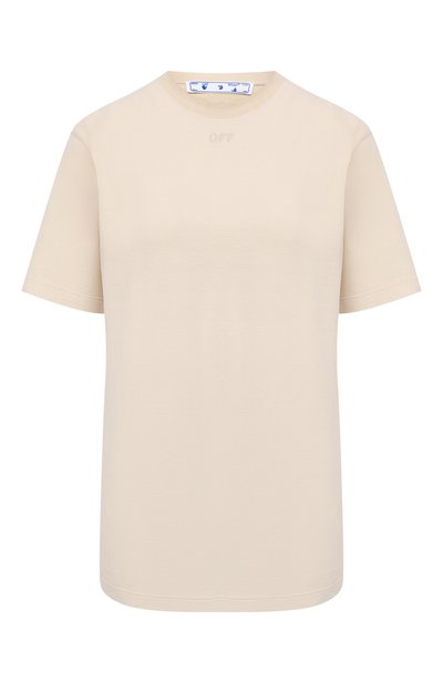 Хлопковая футболка OFF-WHITE, арт. 0WAA049R21JER010, фото 1
