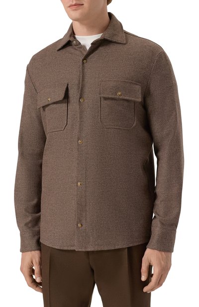 Куртка-рубашка из шерсти и кашемира MARCO PESCAROLO, арт. NEXT/5234, фото 3