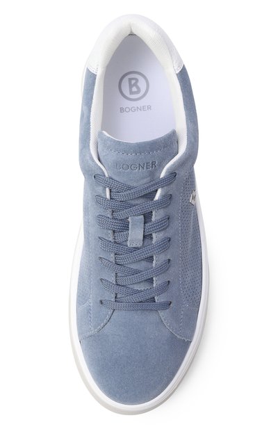 Замшевые кеды milan BOGNER голубого цвета по цене 34250 руб., арт. 12620025, фото 5 Замшевые кеды milan BOGNER, арт. 12620025, фото 5