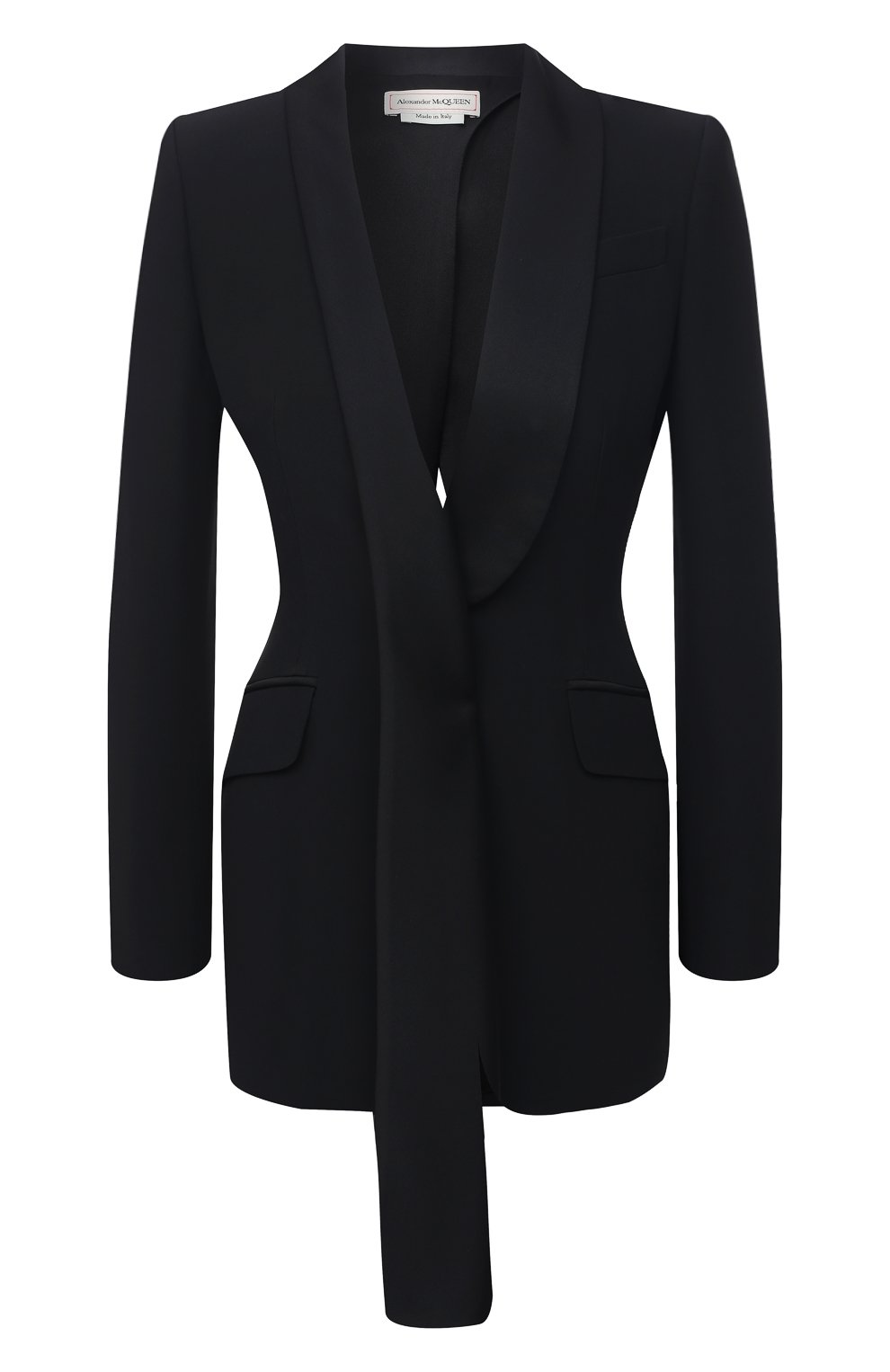 Жакет ALEXANDER MCQUEEN черного цвета по цене 263500 руб., арт. 643466/QEAAA, фото 1 Жакет ALEXANDER MCQUEEN, арт. 643466/QEAAA, фото 1