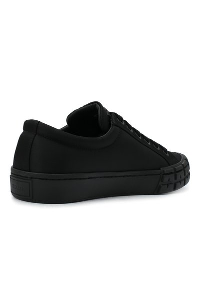 Кеды cassetta wheel PRADA черного цвета по цене 82000 руб., арт. 2EG323-1YFL-F0002, фото 3 Кеды cassetta wheel PRADA, арт. 2EG323-1YFL-F0002, фото 3