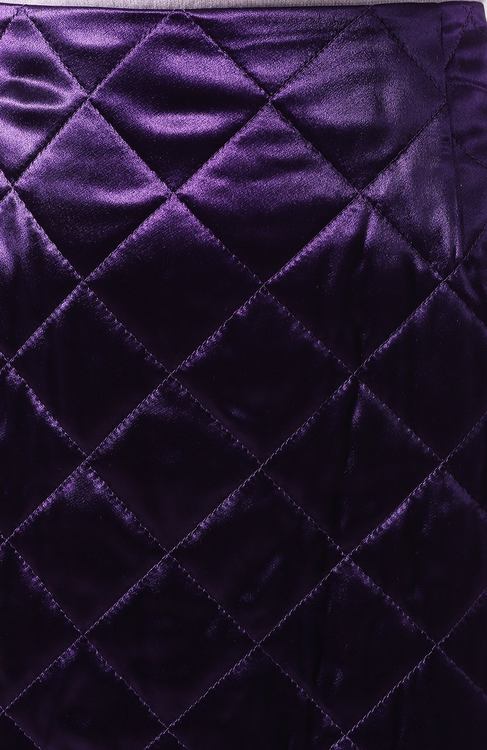 Стеганая юбка DRIES VAN NOTEN фиолетового цвета по цене 31550 руб., арт. 192-10800-8536, фото 5 Стеганая юбка DRIES VAN NOTEN, арт. 192-10800-8536, фото 5