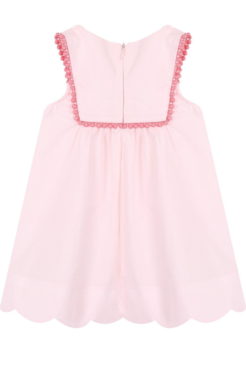 Хлопковое платье свободного кроя с отделкой TARTINE ET CHOCOLAT, арт. TL30171/1M-18M, фото 2