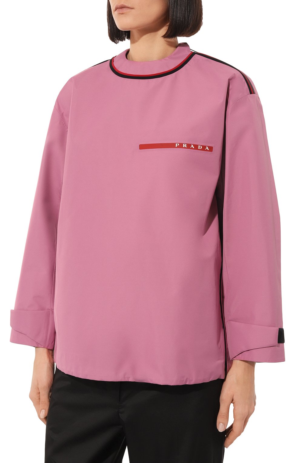 Топ prada linea rossa PRADA розового цвета по цене 170000 руб., арт. 29Y860-1XV1-F01N6-202, фото 3 Топ prada linea rossa PRADA, арт. 29Y860-1XV1-F01N6-202, фото 3