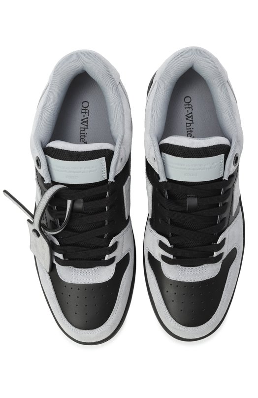 Замшевые кеды Out of Office Off-White 0MIA189S25LEA0070510 Серый  0MIA189S25LEA0070510 Фото 6