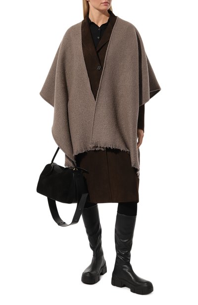 Шерстяное пончо DESTIN, арт. DAW3DU0BAND-C, фото 2