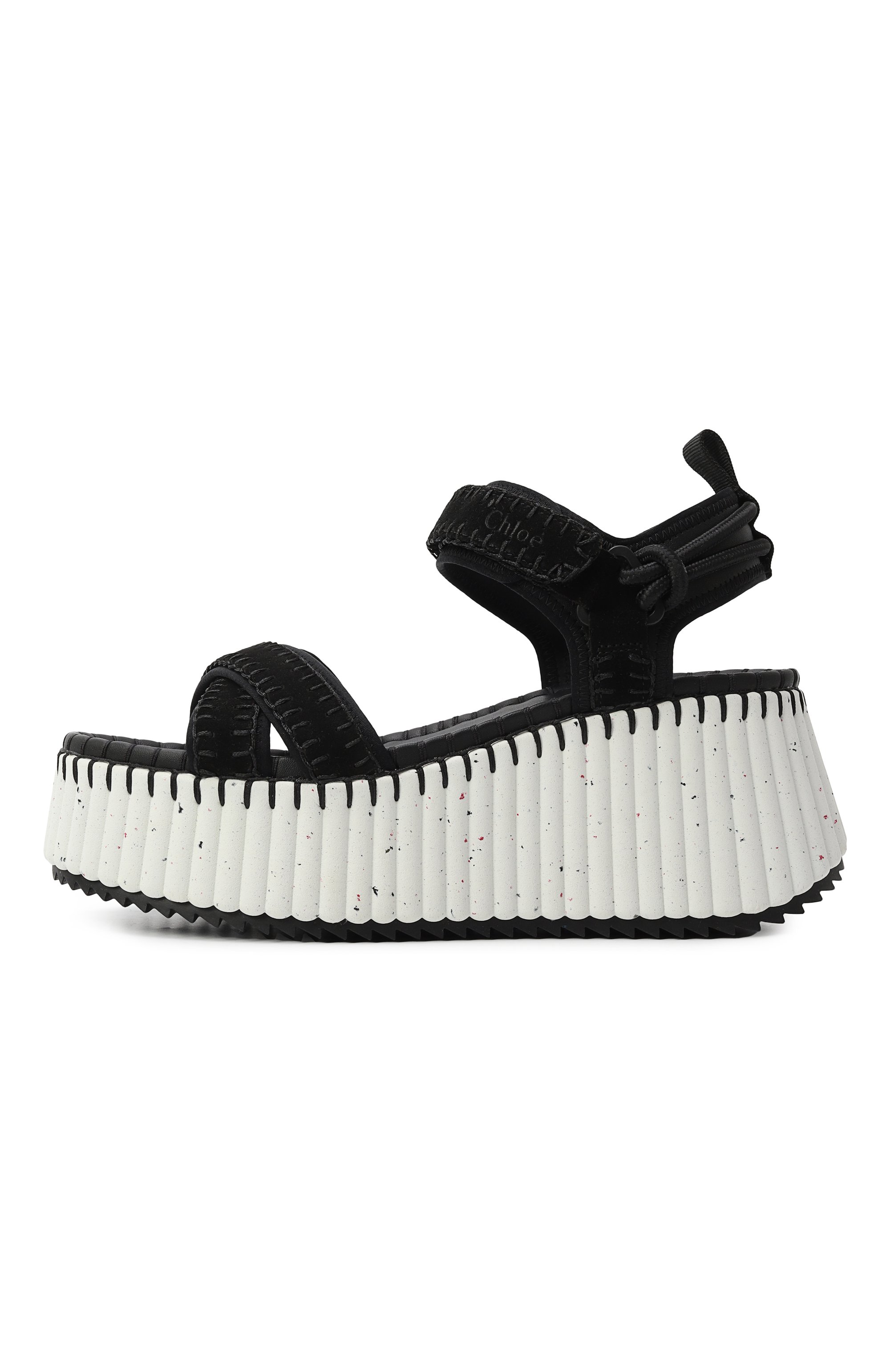 Замшевые босоножки nama CHLOÉ, арт. CHC24S870HT, фото 4