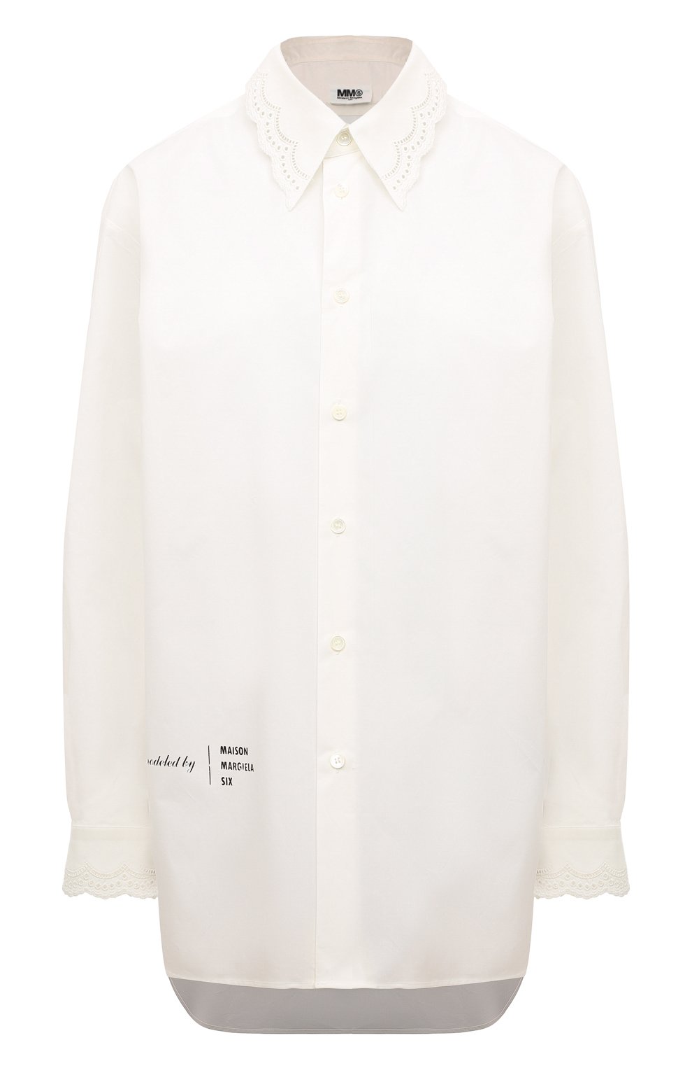 Хлопковая рубашка MM6, арт. S52DL0204/S47294, фото 1