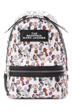 Женский рюкзак the backpack medium peanuts x marc jacobs MARC JACOBS (THE) белого цвета, арт. M0016563 | Фото 1 (Случай: Повседневный; Стили: Кэжуэл; Размер: medium; Материал: Текстиль; Тематический товар: Peanuts; Материал сплава: Проставлено; Драгоценные камни: Проставлено)