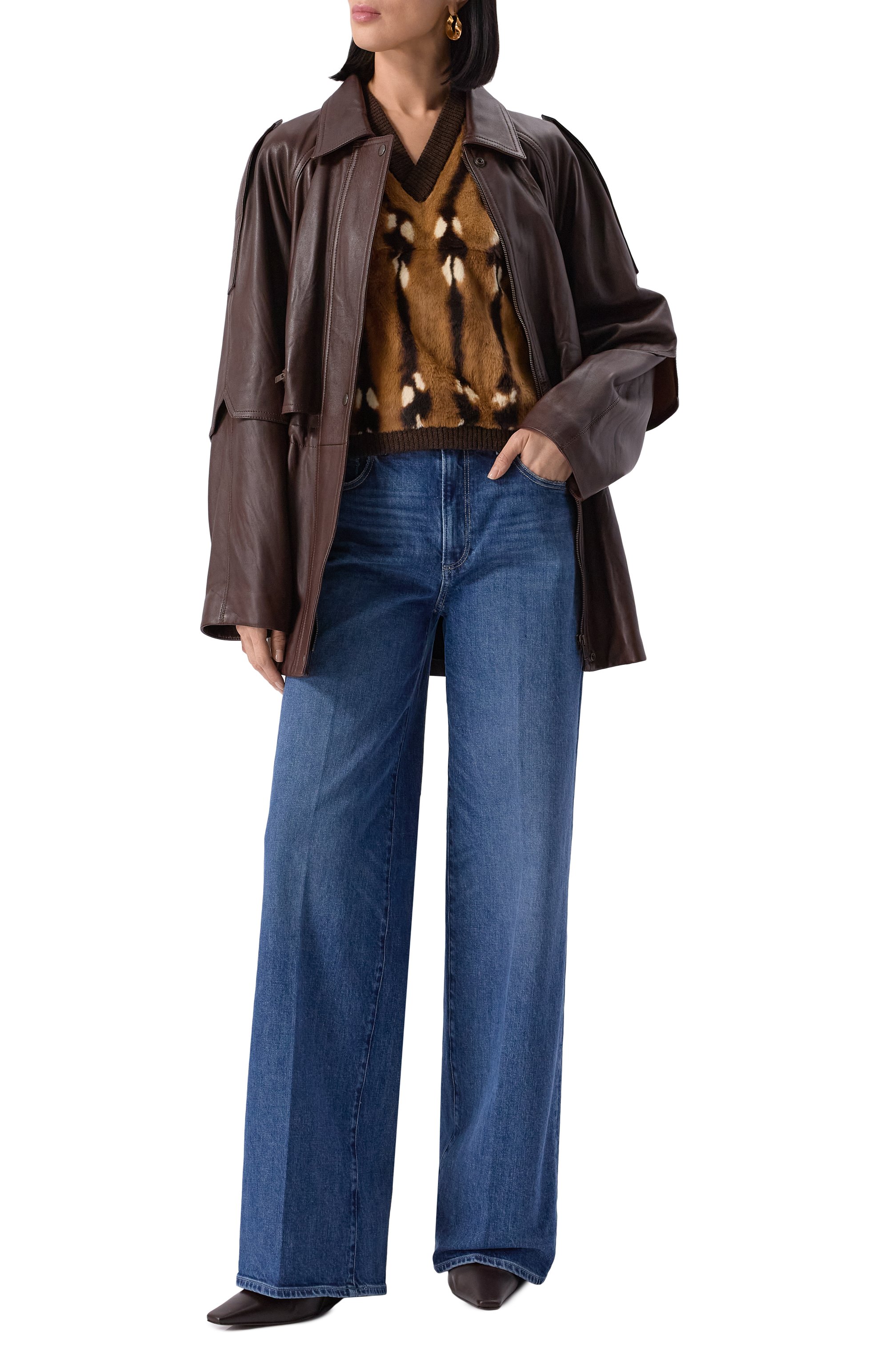 Кожаная куртка SAINT LAURENT, арт. 660575/YCGD2, фото 2