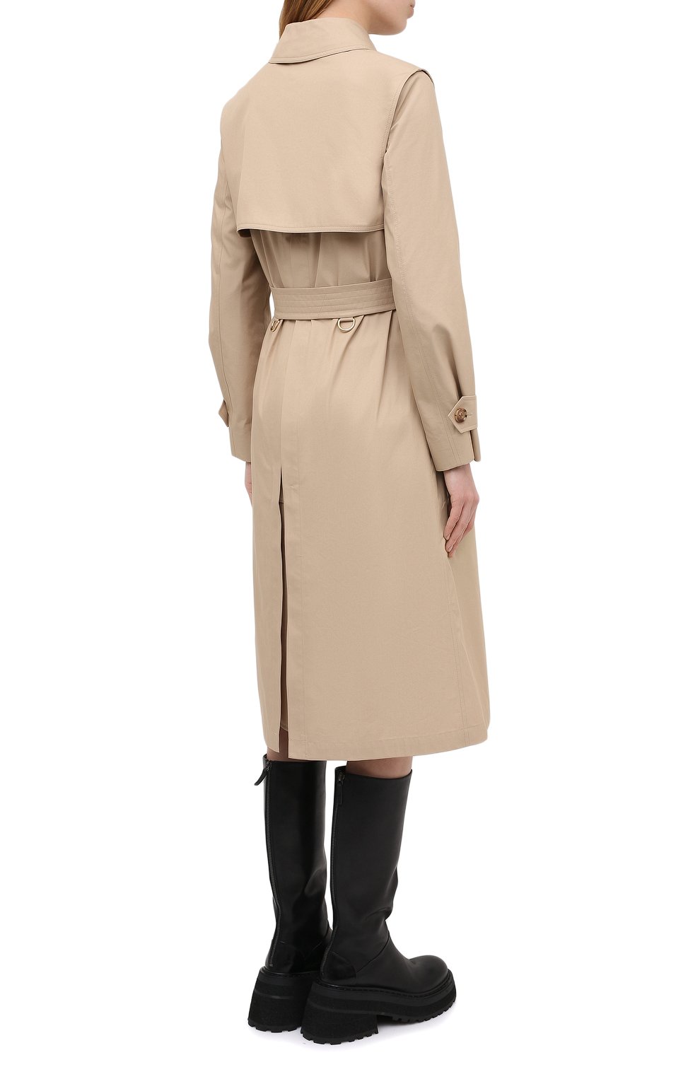 Хлопковый тренч BURBERRY, арт. 8032593, фото 4