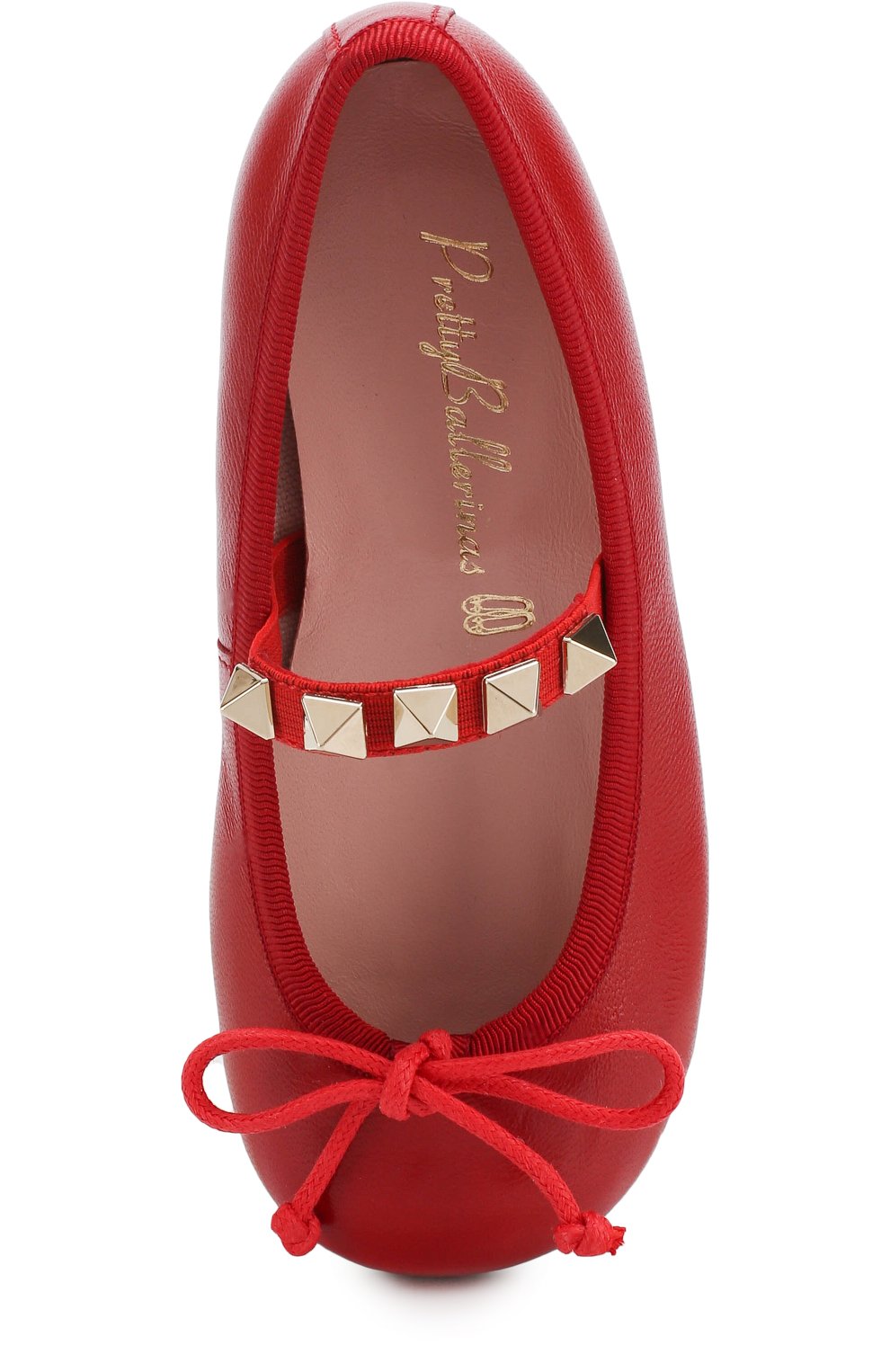 Кожаные балетки с эластичной перемычкой PRETTY BALLERINAS, арт. 46.400/9.031/C0T0N/C0T0N, фото 4