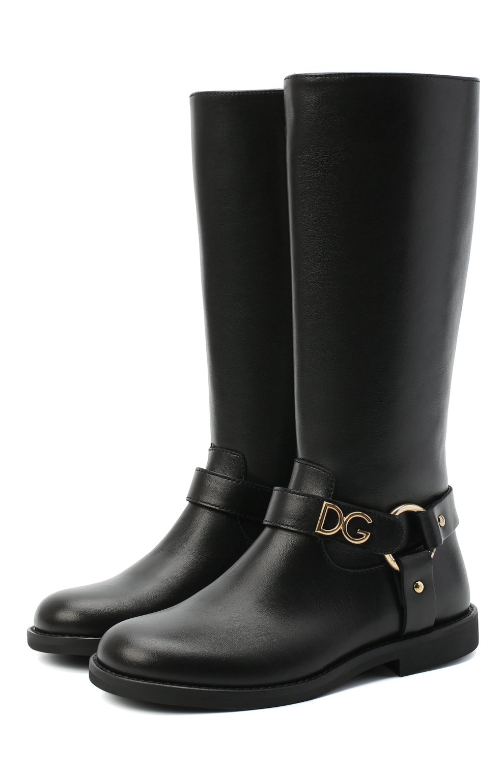 Кожаные сапоги DOLCE & GABBANA, арт. D10986/AW998/29-36, фото 1