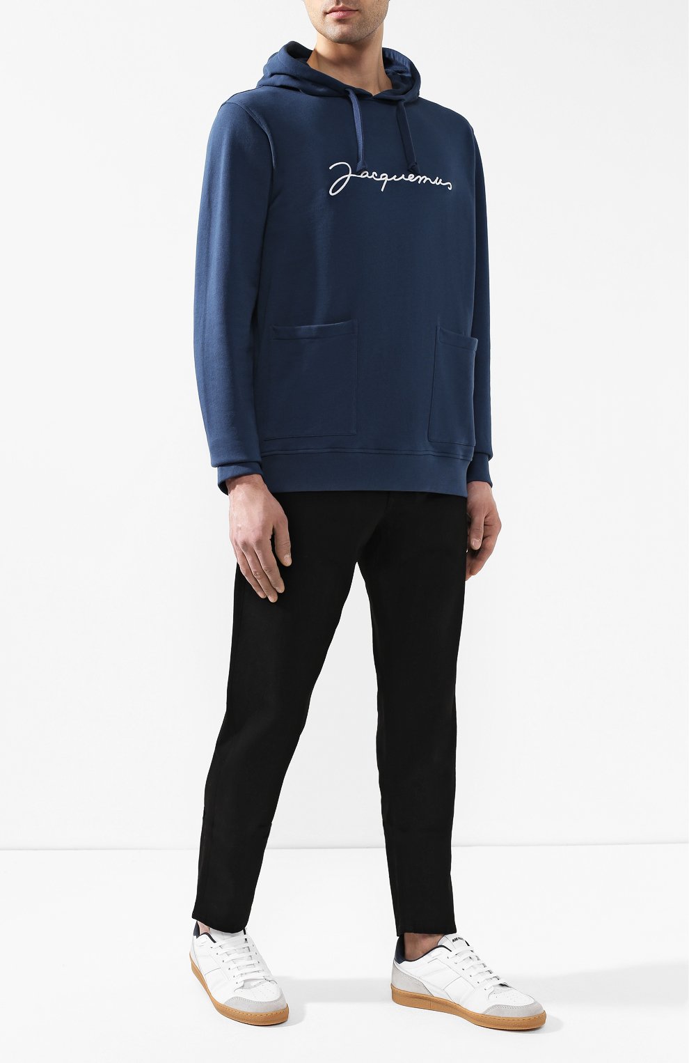 Кожаные кеды AMI, арт. E19S403.950, фото 2