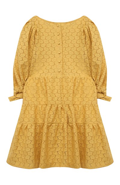 Хлопковое платье ZHANNA & ANNA желтого цвета по цене 12500 руб., арт. ZAY03032021, фото 2 Хлопковое платье ZHANNA & ANNA, арт. ZAY03032021, фото 2