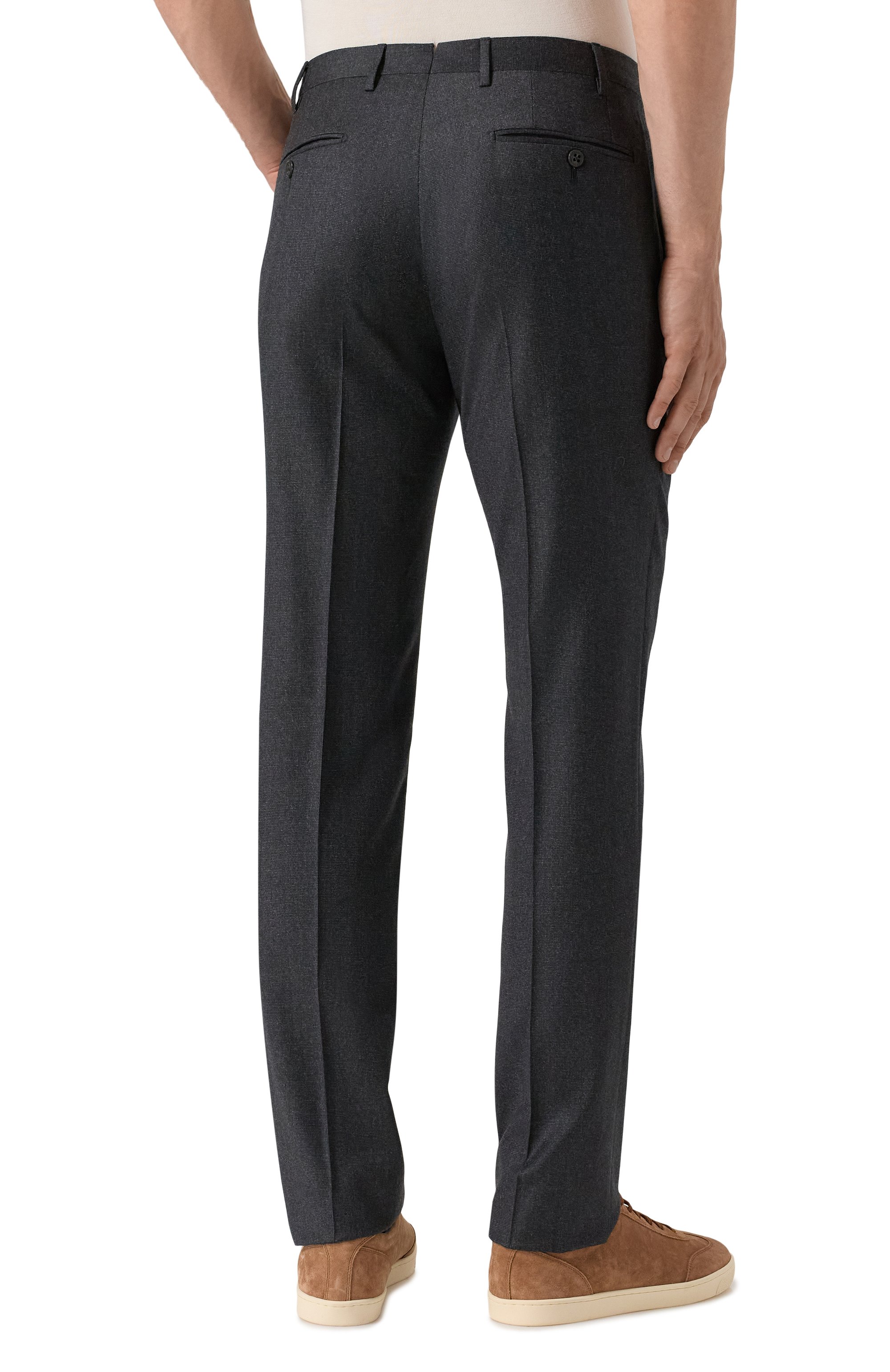 Шерстяные брюки CORNELIANI, арт. 265B01-2617591, фото 4