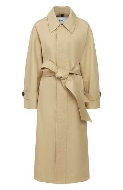 Хлопковый тренч AMI, арт. E20F0W300.236, фото 1