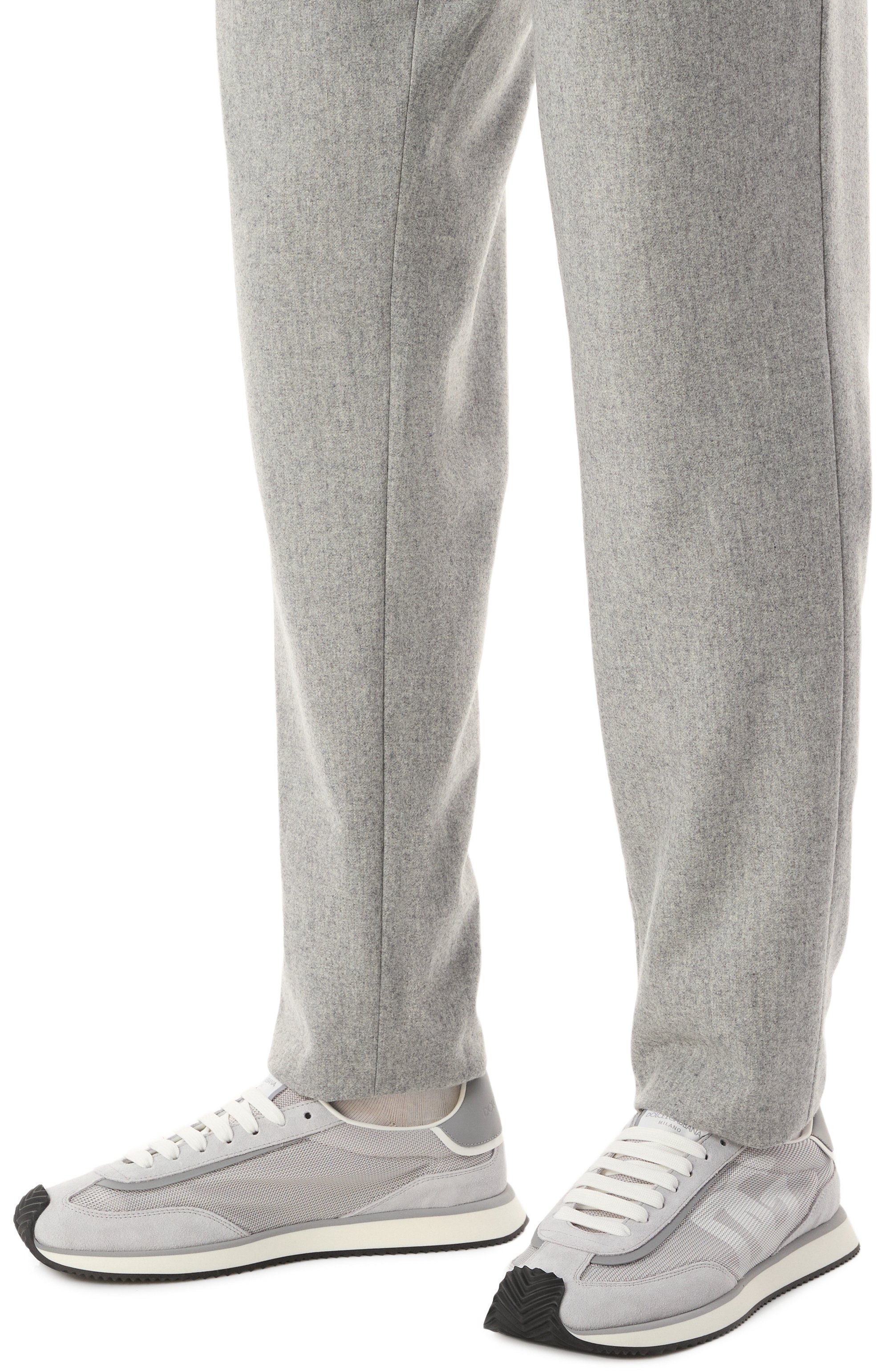 Комбинированные кроссовки dg cushion DOLCE & GABBANA, арт. CS2288/A3D42, фото 3