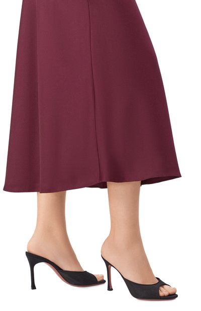 Женские текстильные мюли alexa 95 AMINA MUADDI, арт. ALEXA MESH SLIPPER 95/MESH