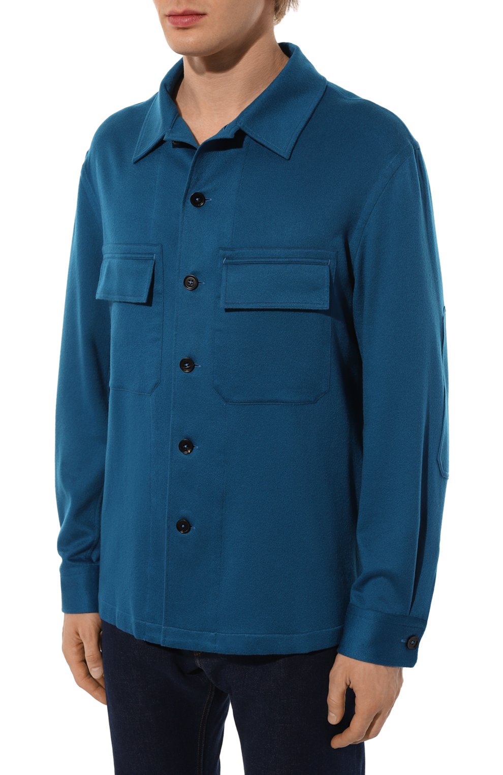 Кашемировая куртка-рубашка ZEGNA, арт. S0T6B/UEV46A8, фото 3