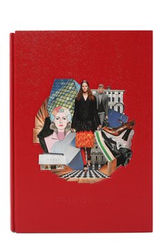 Интерьерная книга PRADA красного цвета, арт. LIB067-BYY-F0000 | Фото 1 (Региональные ограничения белый список (Axapta Mercury): Не проставлено; Нос: Не проставлено)