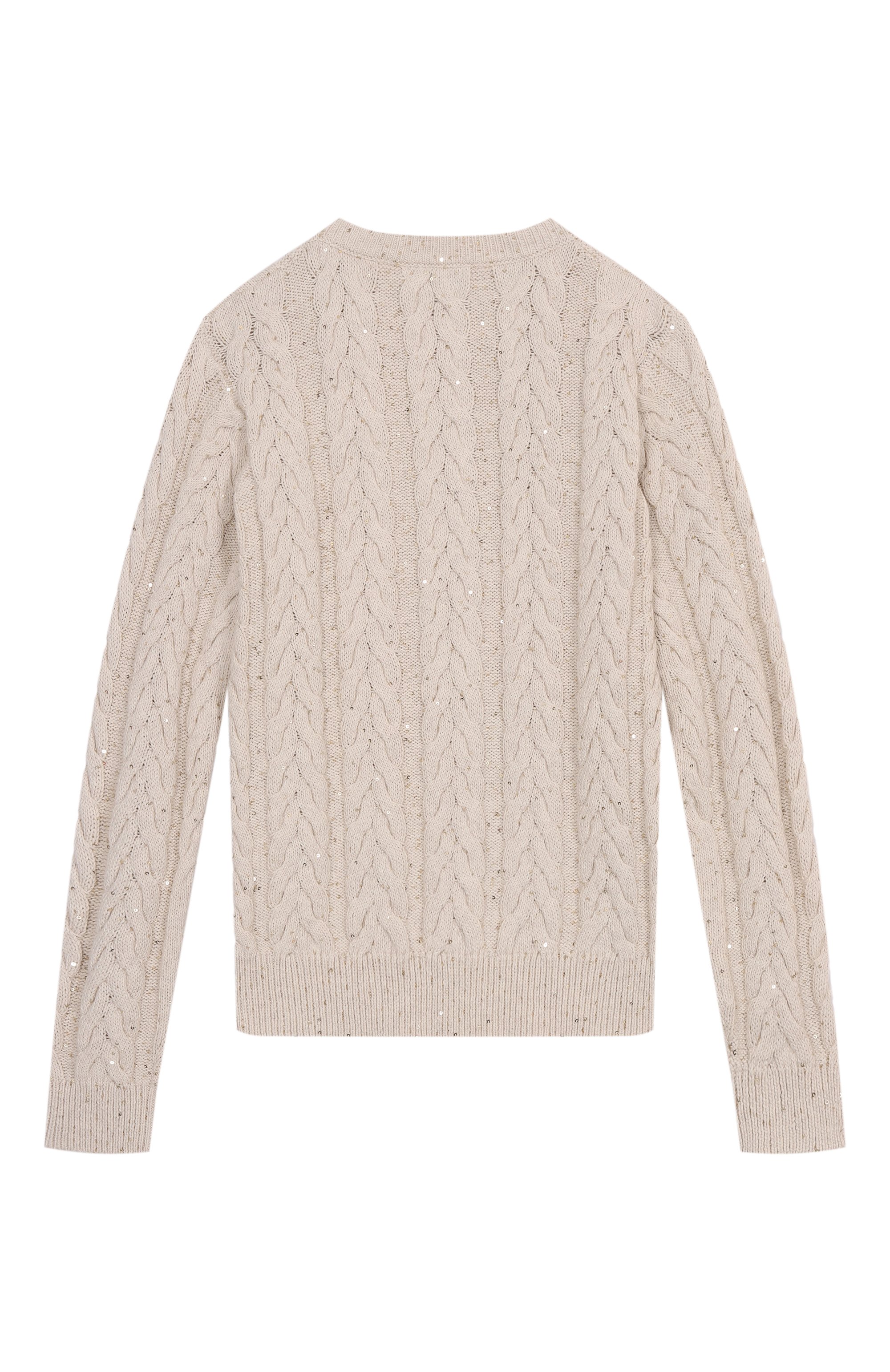 Хлопковый пуловер BRUNELLO CUCINELLI, арт. BDVM72200B, фото 2