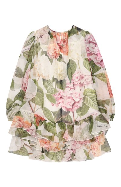 Шелковое платье DOLCE & GABBANA, арт. L5RD07/IS10B_SET