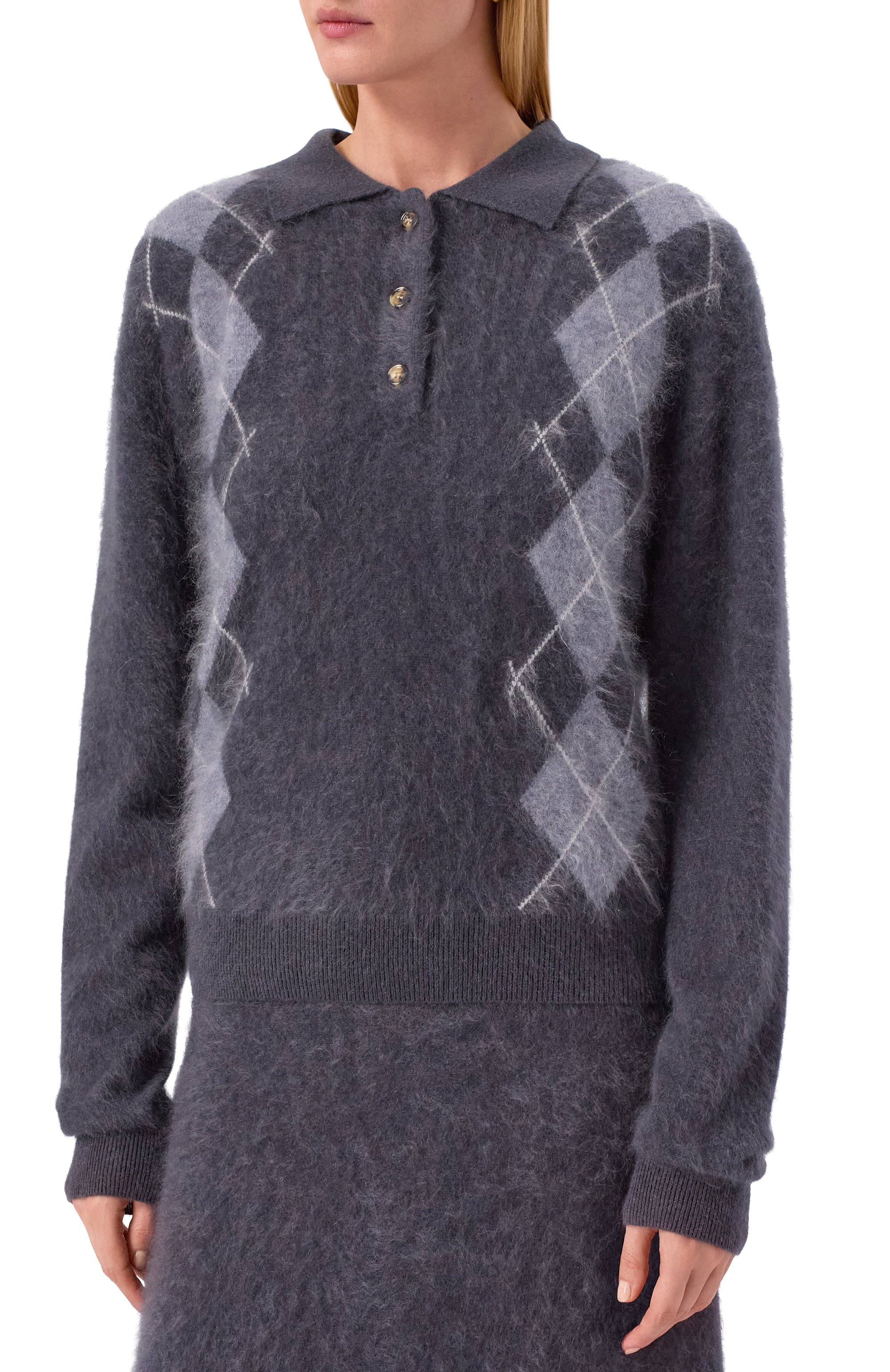 Кашемировое поло ARCH4, арт. KNJP25328, фото 3