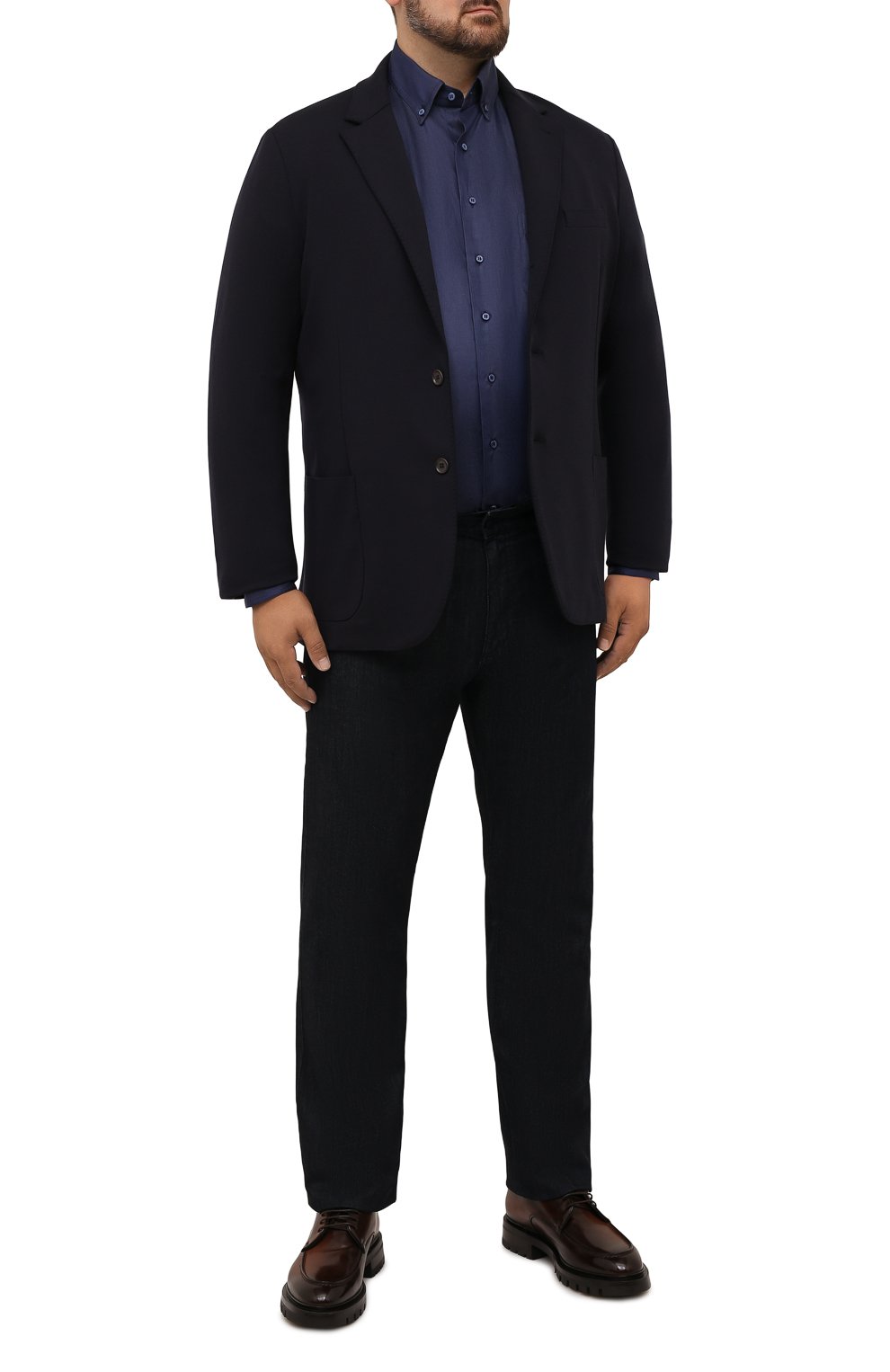 Хлопковая рубашка ZILLI, арт. MFW-7026-0175/ZS248/45-49, фото 2