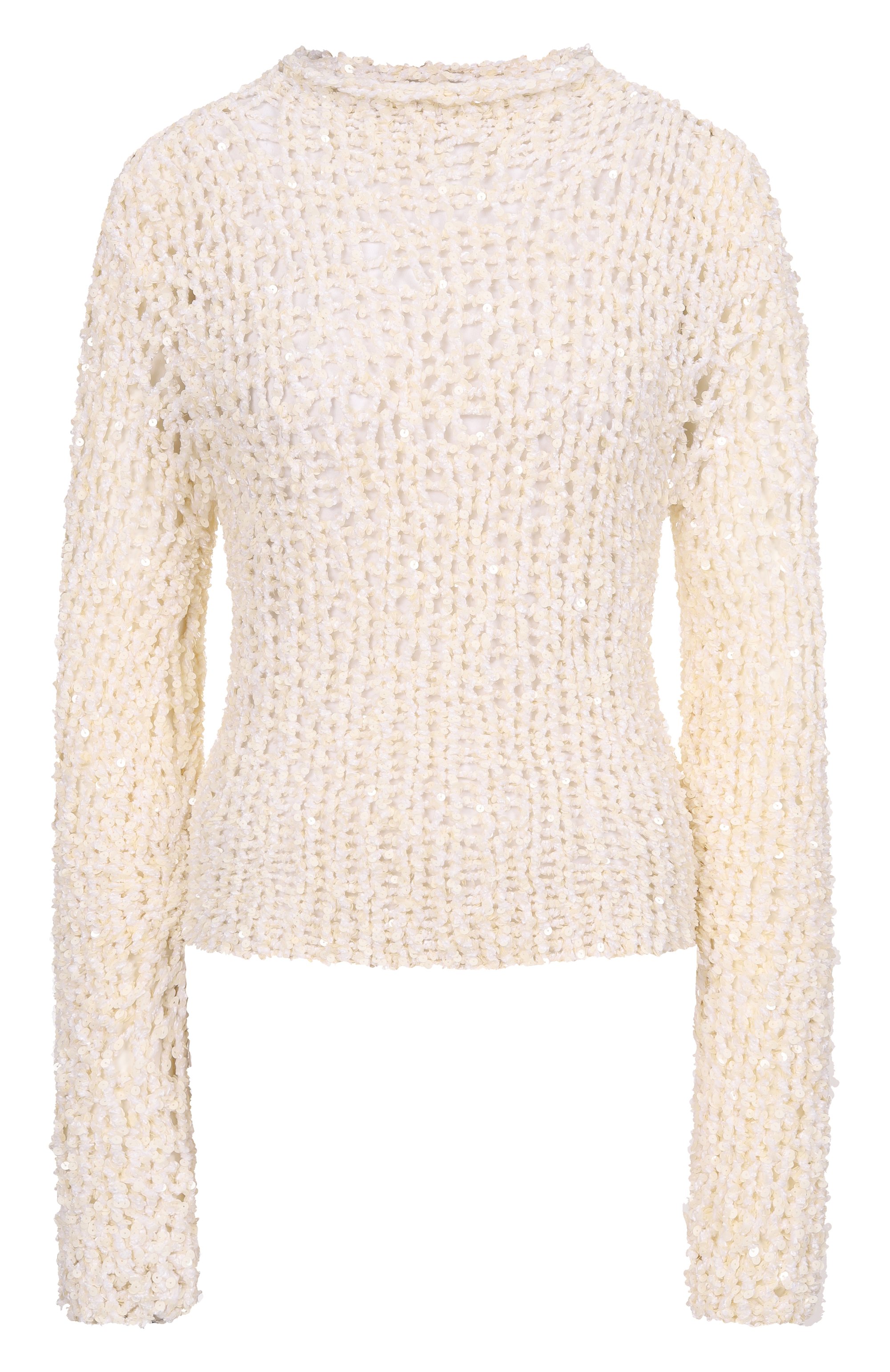 Свитер с отделкой пайетками JIL SANDER, арт. J03GP0171/J18354, фото 1