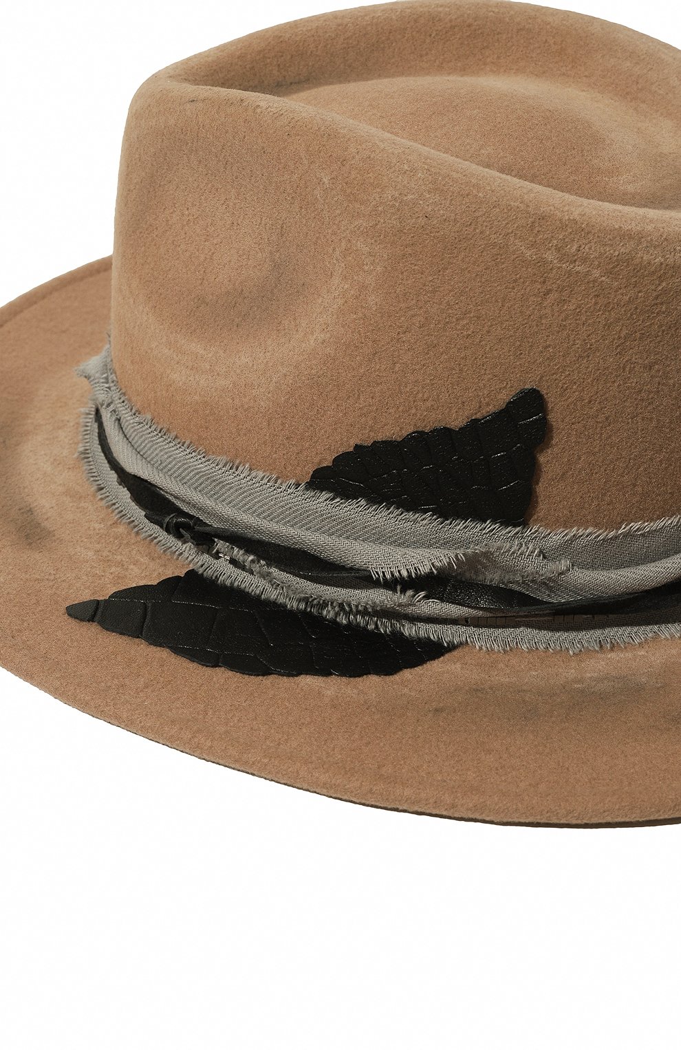 Шерстяная шляпа fedora we fade to grey COCOSHNICK HEADDRESS, арт. fedorawefadetogrey, фото 4