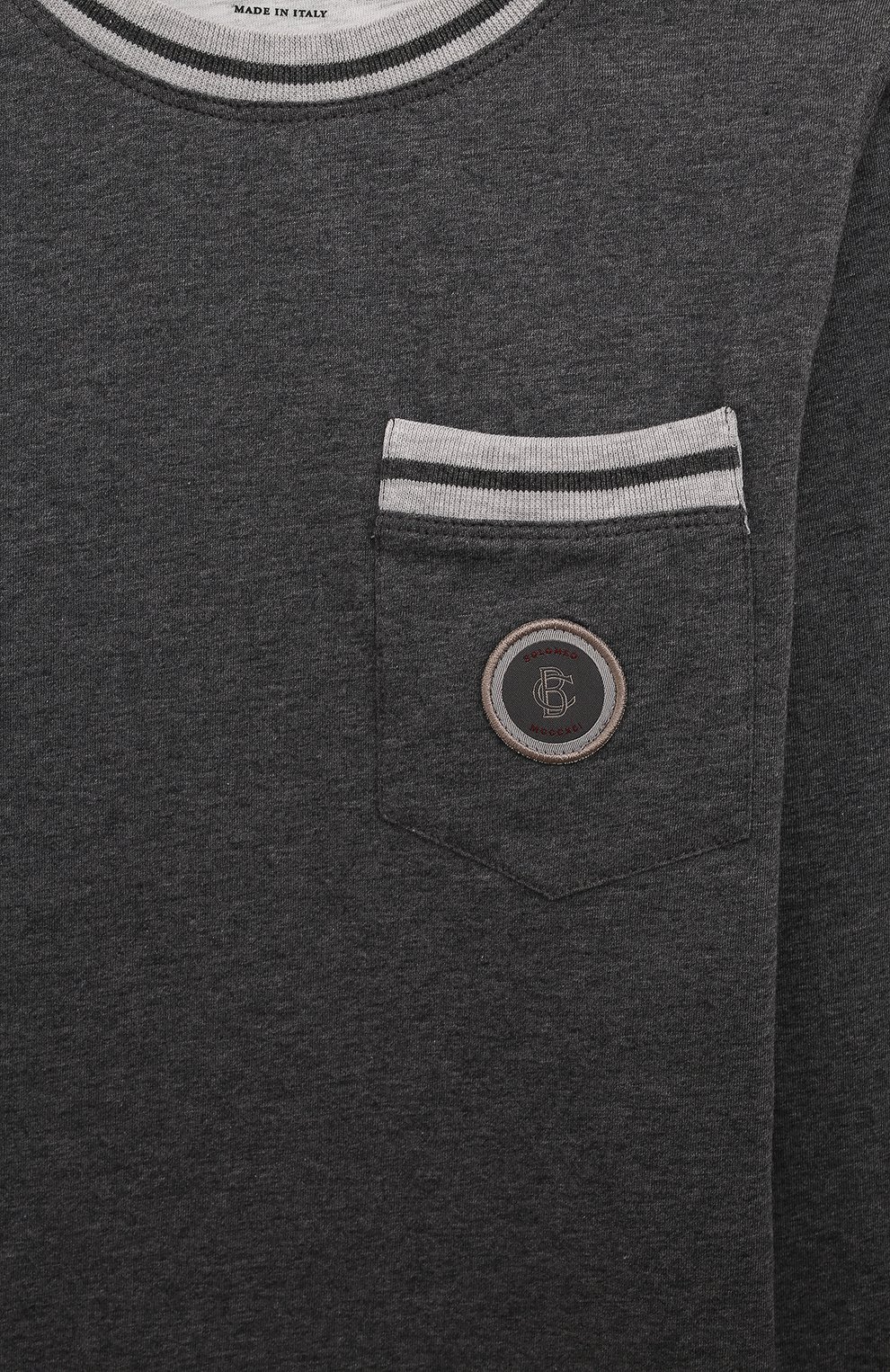 Хлопковый лонгслив BRUNELLO CUCINELLI, арт. B0B13T192A, фото 3