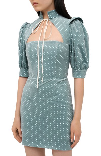 Платье из вискозы MASTERPEACE зеленого цвета по цене 37500 руб., арт. MP-PF20-10, фото 3 Платье из вискозы MASTERPEACE, арт. MP-PF20-10, фото 3