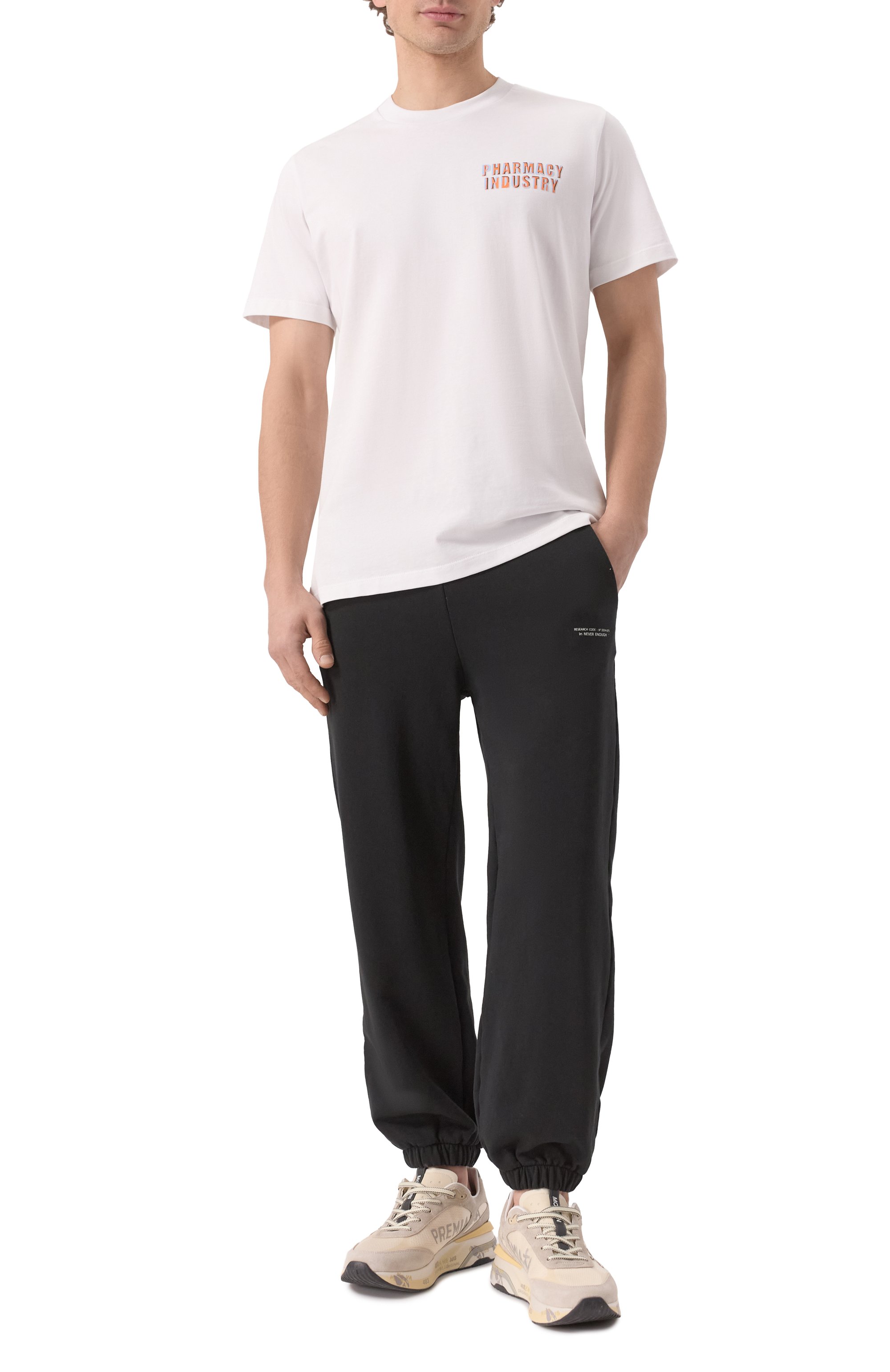 Хлопковые джоггеры NEVER ENOUGH, арт. MPA056, фото 2