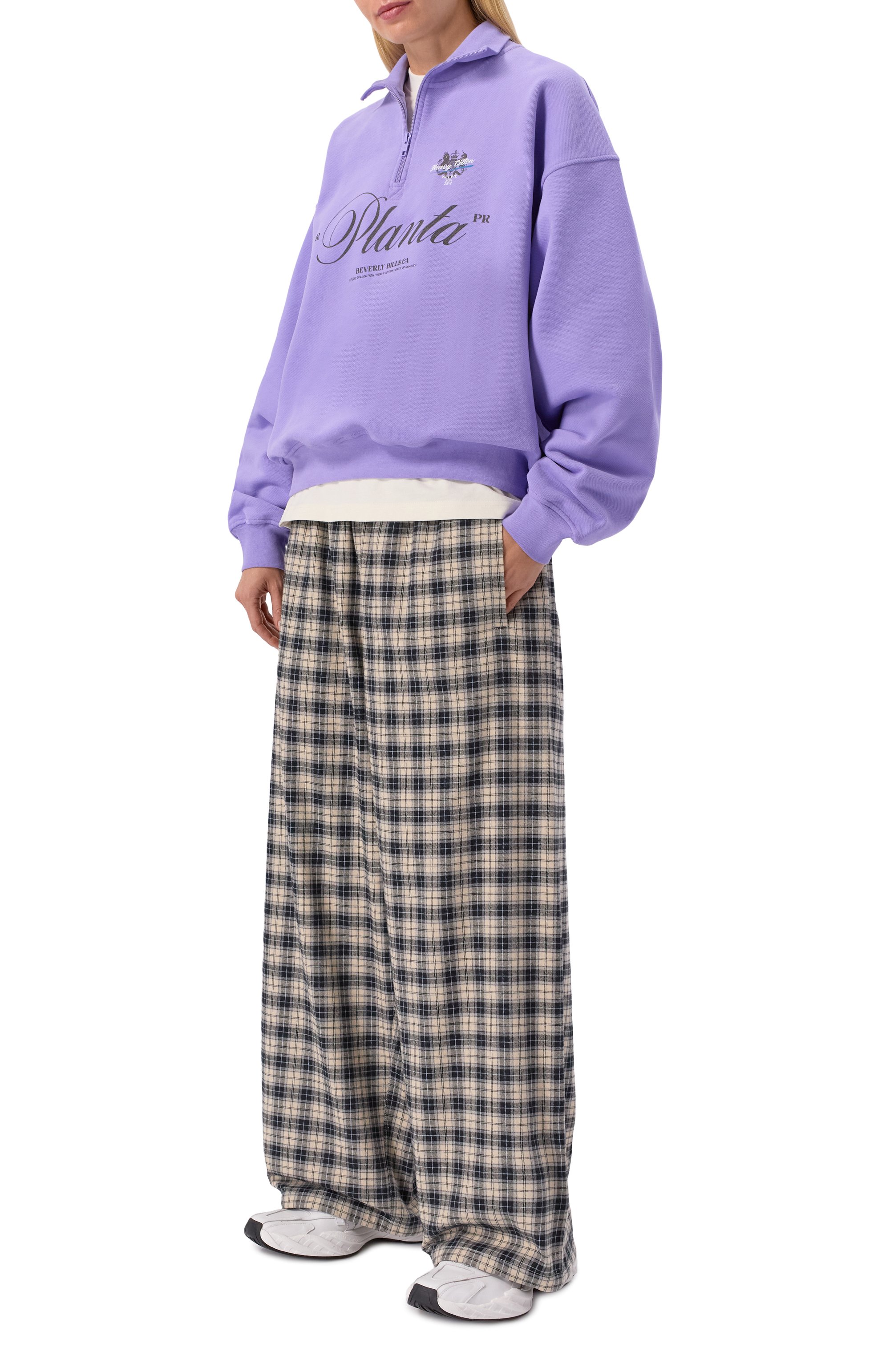 Хлопковый свитшот PLANTA ROSA, арт. PR/A/SINGULARITY/470VELVET, фото 5