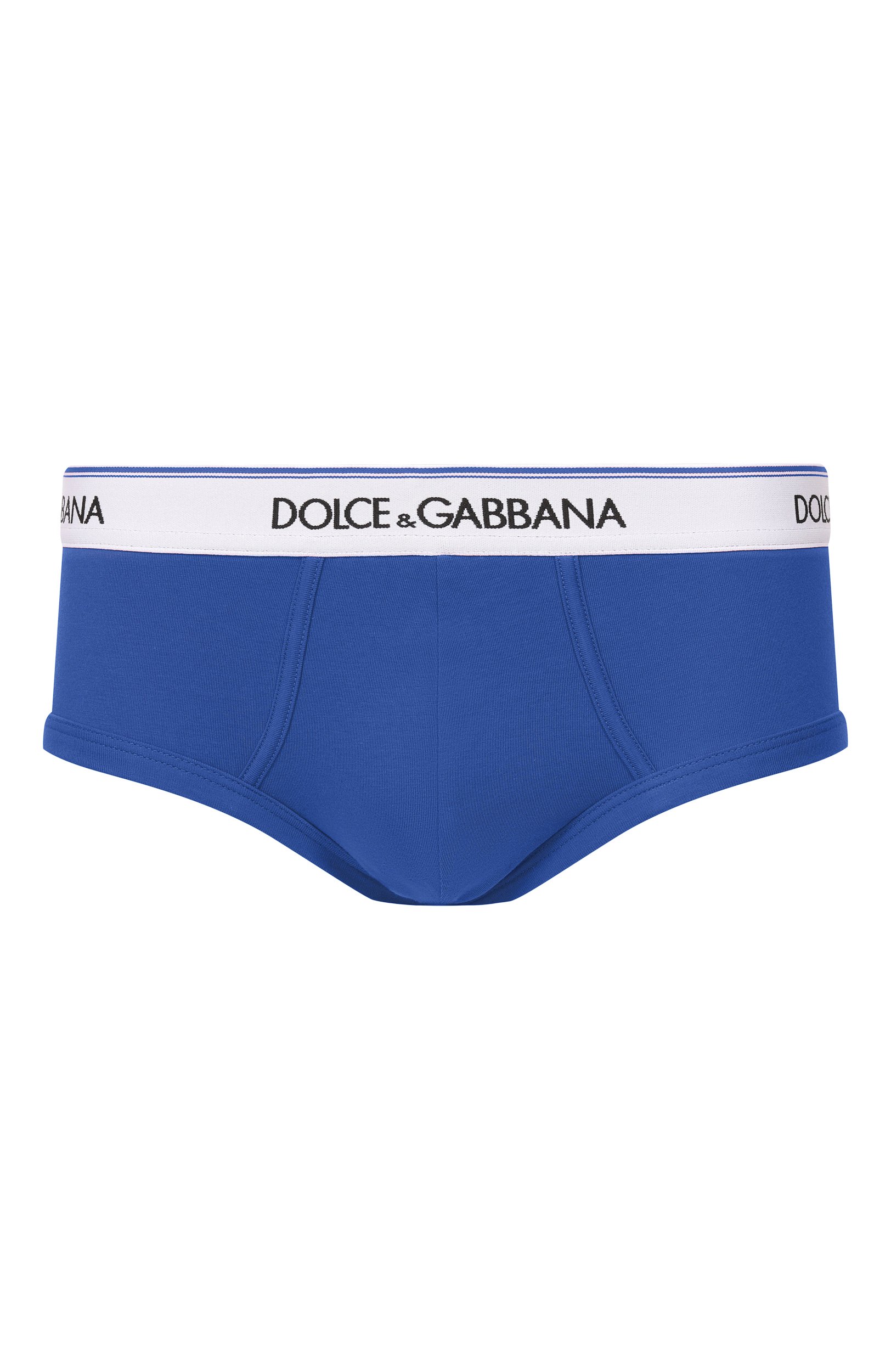 Хлопковые хипсы DOLCE & GABBANA синего цвета по цене 8420 руб., арт. M3F76J/0UAIG, фото 1 Хлопковые хипсы DOLCE & GABBANA, арт. M3F76J/0UAIG, фото 1