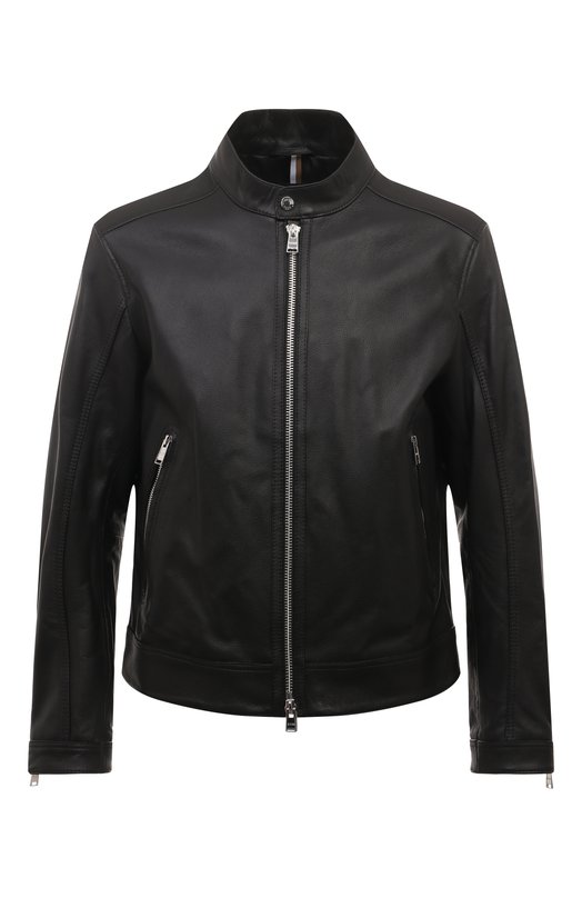 Кожаная куртка BOSS 50506353 Чёрный 50506353