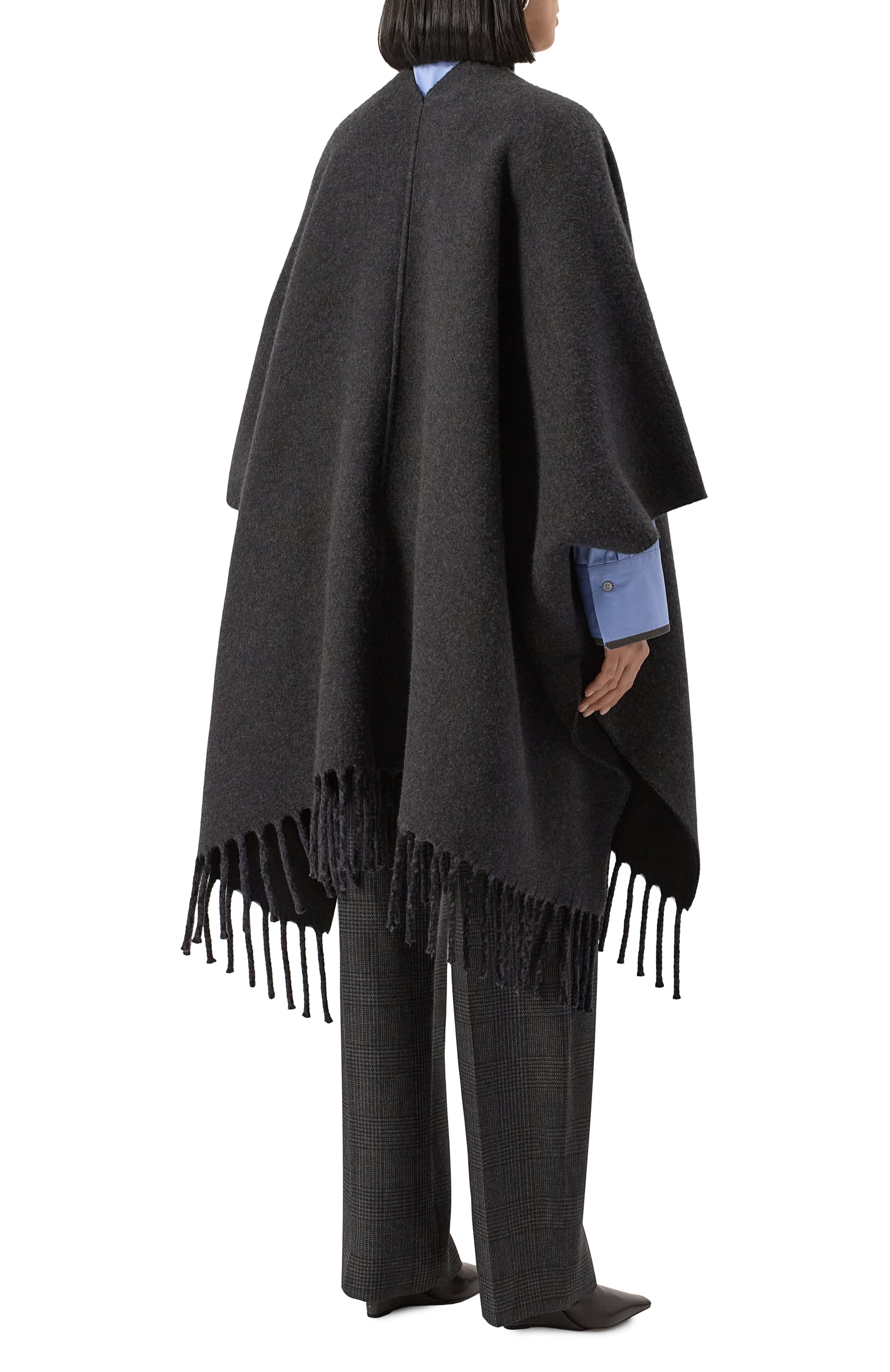 Пончо из шерсти и кашемира BRUNELLO CUCINELLI, арт. MSCDAGP42, фото 4