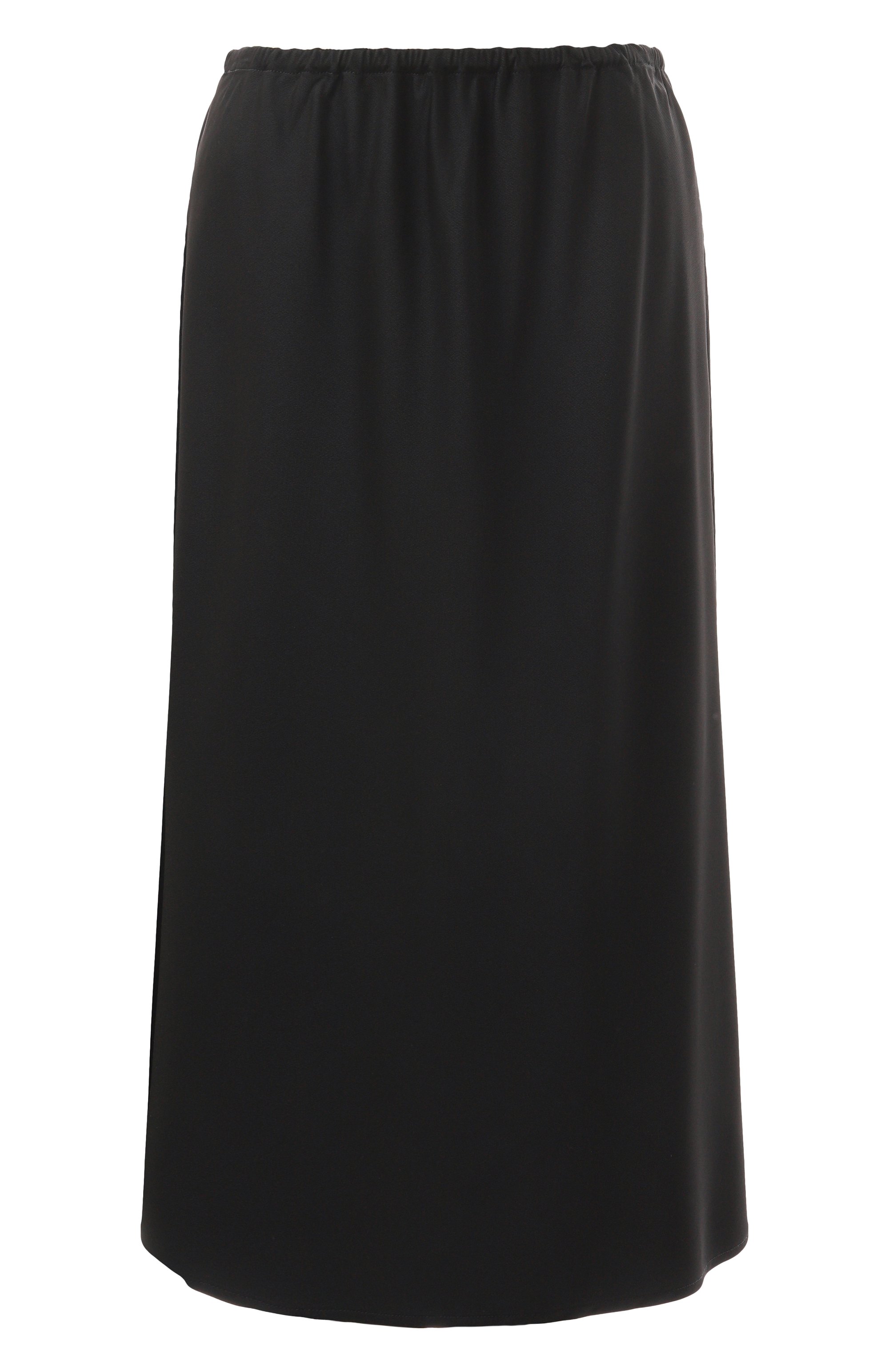 Юбка из вискозы и шелка JIL SANDER черного цвета по цене 141500 руб., арт. J04MA0107/J65112, фото 1 Юбка из вискозы и шелка JIL SANDER, арт. J04MA0107/J65112, фото 1