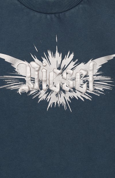 Хлопковый свитшот DIESEL, арт. J02379/KYAZR, фото 3