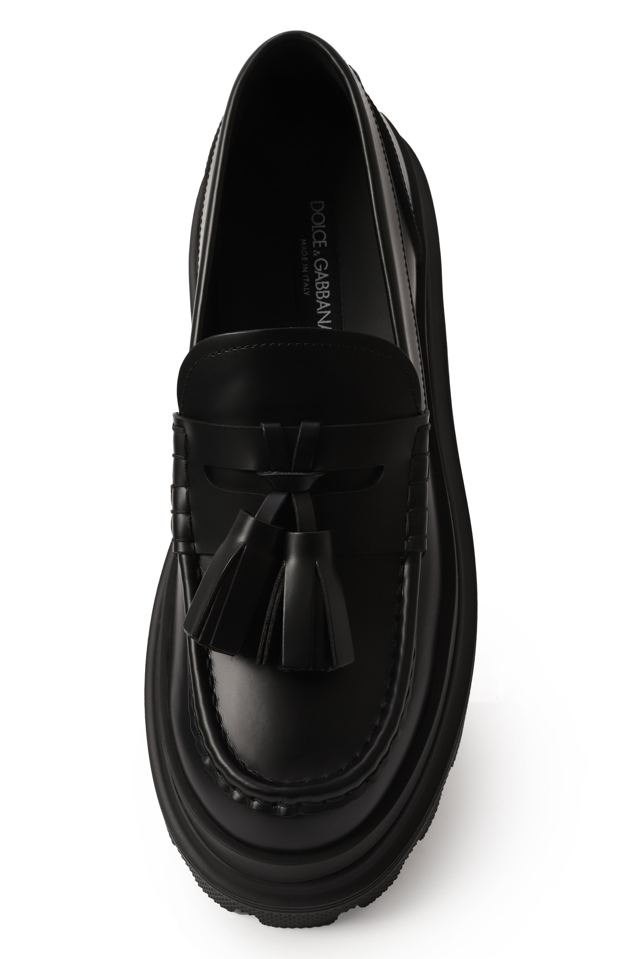 Кожаные лоферы DOLCE & GABBANA, арт. A30262/AB640, фото 6